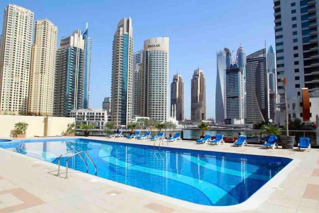 Full Sea View With Balcony - Studio Apartment - 10 Min To Jbr - Dubai Exterior photo