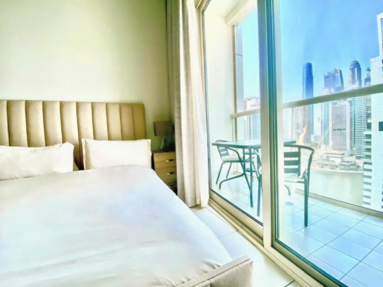 Full Sea View With Balcony - Studio Apartment - 10 Min To Jbr - Dubai Exterior photo
